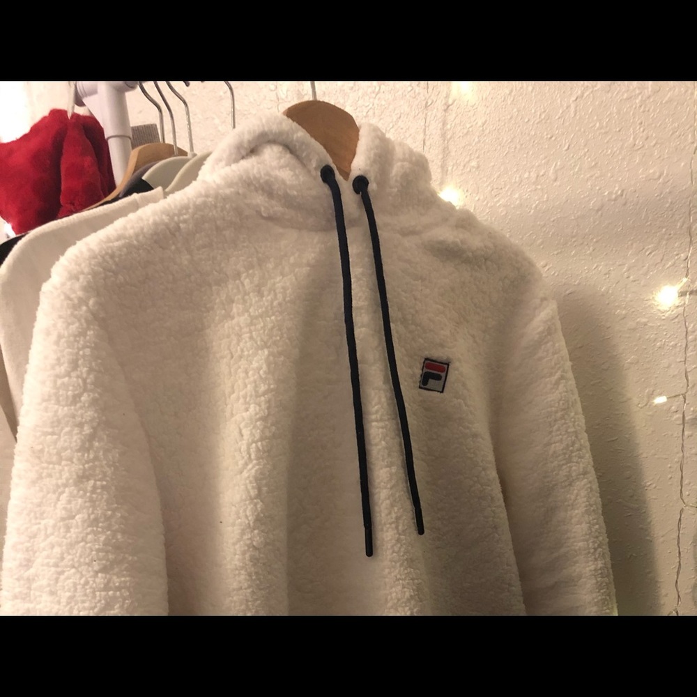 FILA cozy white sweatshirt